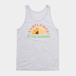 sun flower in the morning Tank Top